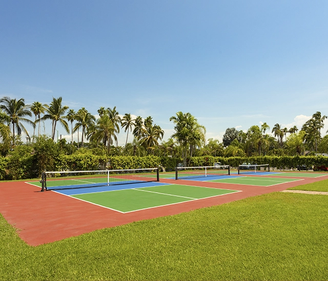 Pickleball court