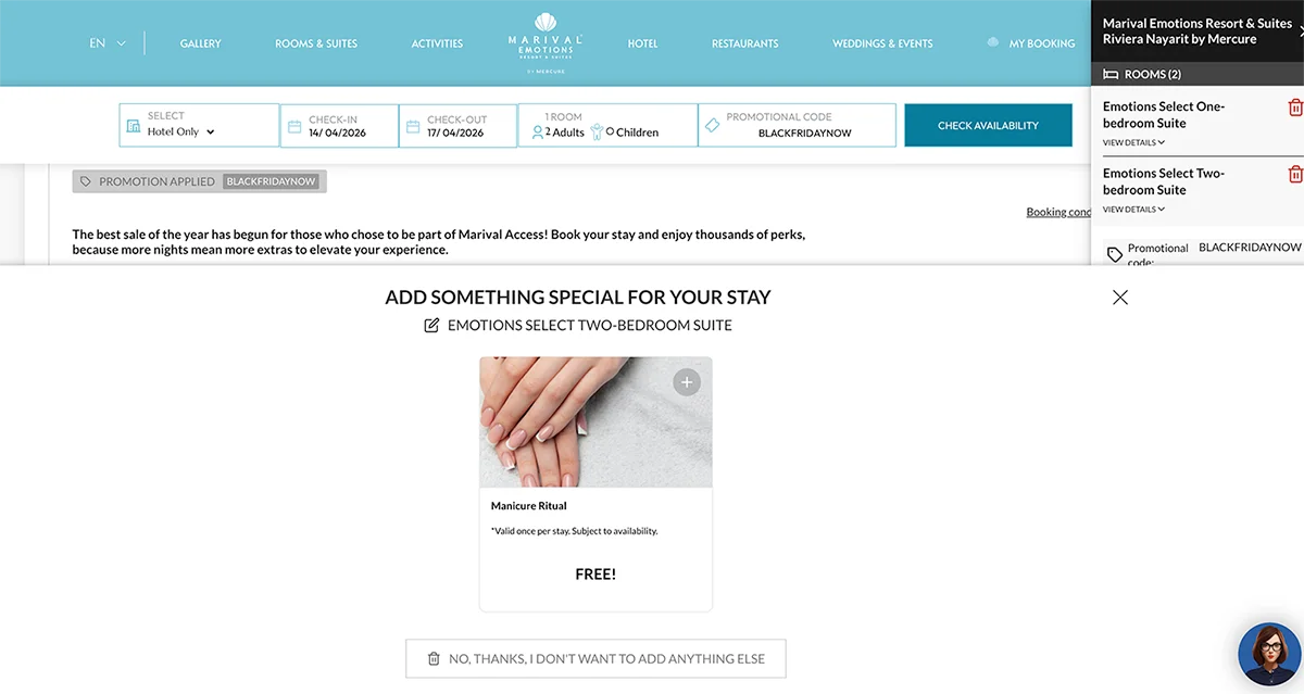 Perks Marival Emotions